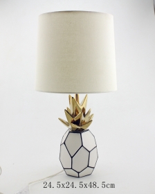 керамический ананас ручной расписной настольной лампы