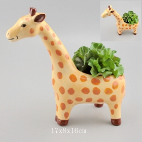 Жираф животный мини-цветок коробка суккулентный горшок