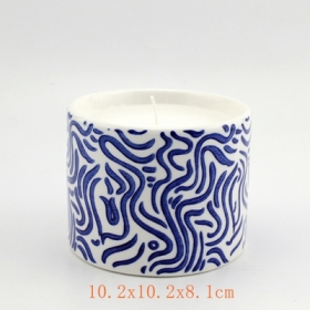 уникальный керамический ручной росписью подсвечник