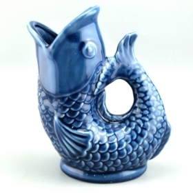 декоративная рыба в форме керамической вазы